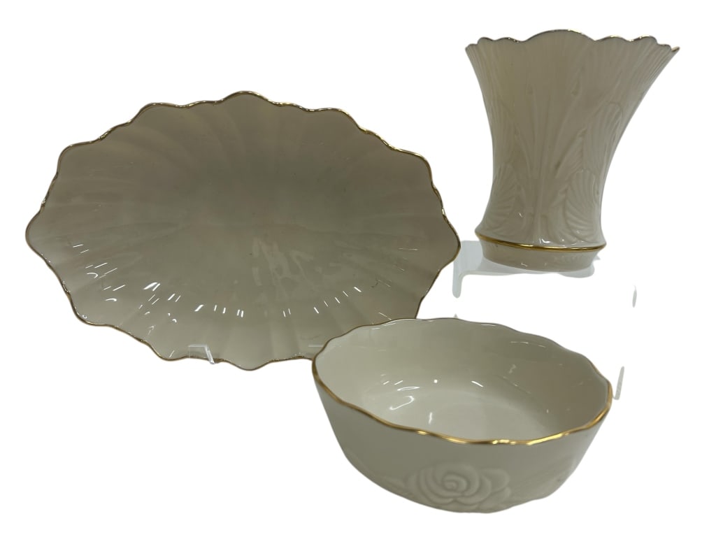 LENOX SERVING & SOUP BOWLS & PLATTER (1 of 3)
