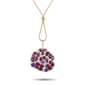CASATO 18K ROSE GOLD PENDANT NECKLACE