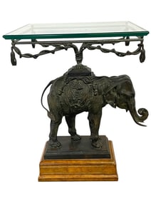 VINTAGE MAITLAND SMITH ELEPHANT TABLE
