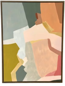 ABSTRACT LANDSCAPE  GICLEE PRINT ON CANVAS 48.5"