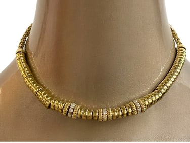 RARE 18K VAN CLEEF & ARPELS DIAMOND NECKLACE