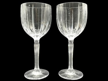 MARQUIS WATERFORD OMEGA CRYSTAL GLASSES SET OF 2
