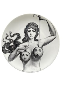 PIERO FORNASETTI WALL PLATE NO.182 10"