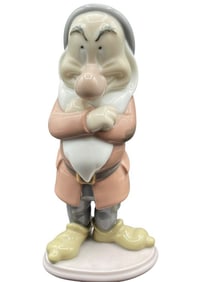 LLADRO GRUMPY DWARF DISNEY SNOW WHITE FIGURINE 5.5