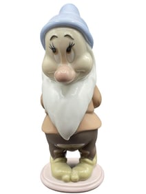 LLADRO BASHFUL DWARF SNOW WHITE FIGURINE 6"