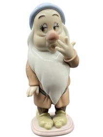 LLADRO SLEEPY DISNEY SNOW WHITE FIGURINE 6"