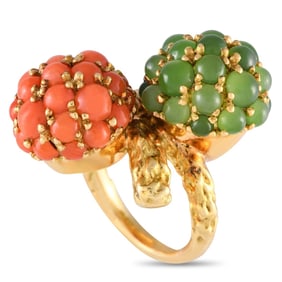 POMELLATO VINTAGE 18K GOLD RING SZ 4.5