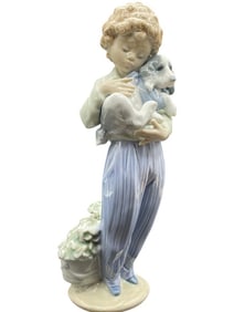 LLADRO 7609 MY BUDDY PORCELAIN FIGURINE 8"