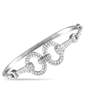 18K WHITE GOLD 1.85CT DIAMOND BRACELET