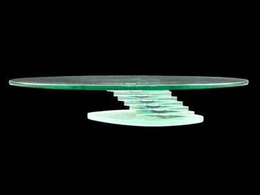 VINTAGE PARTYLITE STACKED GLASS PLATE