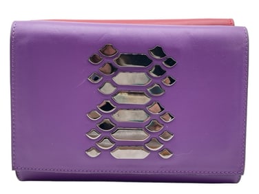 NEW! GEORGE ANGELOPOULOS 2 SIDED HANDBAG
