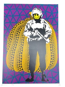 DEATH NYC STREET ART PRINT 18"