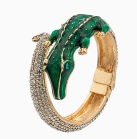 NEW! EYECANDY ALLIGATOR CUFF BRACELET