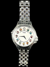 FENDI CRAZY CARATS DIAMOND WATCH 76g /49.38 dwt