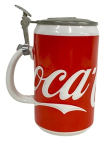 COCA-COLA STEIN MUG 6.5"