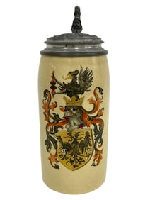 ROUNDED GERMAN BEER STEIN 10"