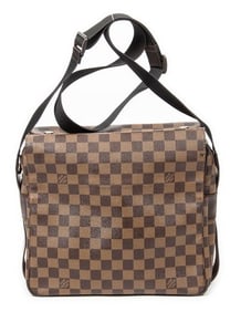 LOUIS VUITTON NAVIGLIO DAMIER EBENE SHOULDER BAG