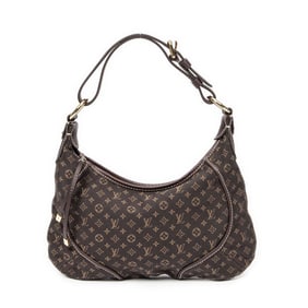 LOUIS VUITTON MANON PM BROWN CANVAS SHOULDER BAG