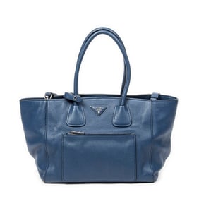 PRADA FRONT POCKET OPEN TOTE HANDBAG