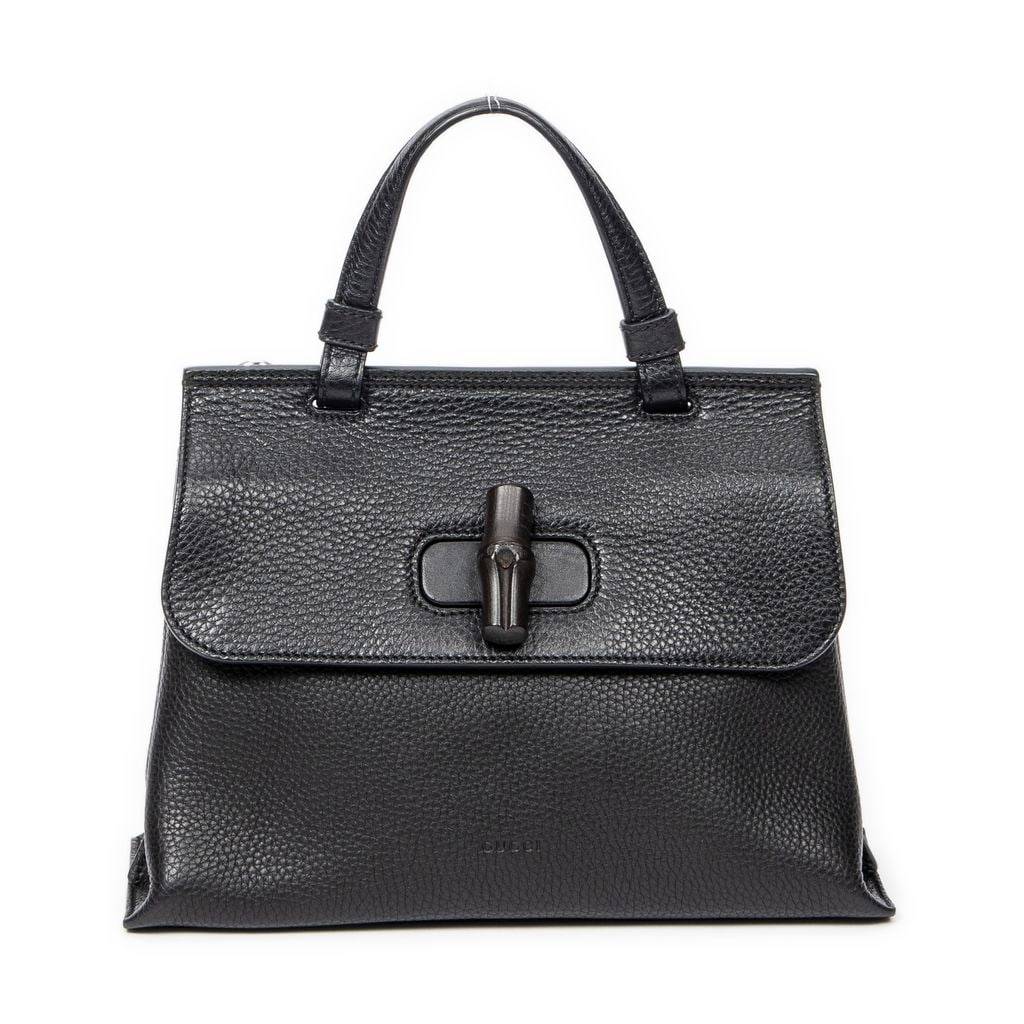 GUCCI SMALL BAMBOO DAILY TOP HANDLE SHOULDER BAG (1 of 12)