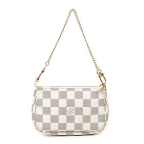 LOUIS VUITTON MINI POCHETTE IVORY COATED CANVAS