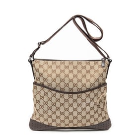 GUCCI MEDIUM MESSENGER BEIGE/BROWN CANVAS