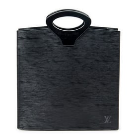 LOUIS VUITTON OMBRE BLACK CALF LEATHER HANDBAG