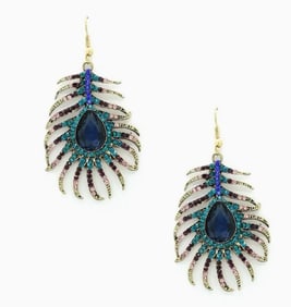 NEW!!  EYECANDY LOS ANGELES SIDRA DANGLE EARRINGS