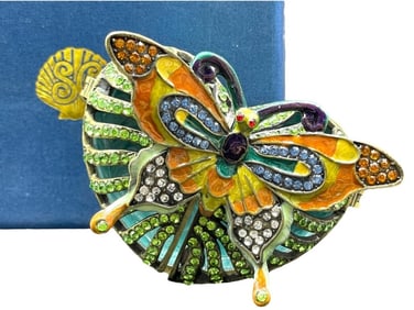 NEW! JAY STRONGWATER STYLE BUTTERFLY BOX