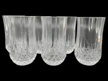 CRISTAL D'ARQUES SET OF 6 WATER GLASSES
