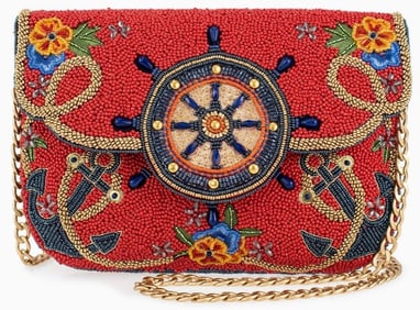 NEW MARY FRANCES CAPTAIN'S HELM CROSSBODY