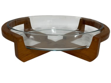 MID MOD GAILSTYN-SUTTON 3 QT TEAK CASSEROLE DISH