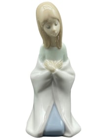 LLADRO VIRGIN MARY CHILDREN NATIVITY FIGURINE 6"