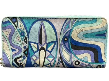 EMILIO PUCCI MULTICOLOR PRINTED WALLET