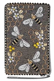 NEW MARY FRANCES BEE AWESOME CROSSBODY PHONE BAG