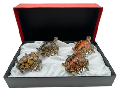 HANS TURNWALD TURTLE NAPKIN HOLDER BOXED SET