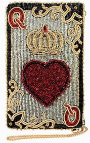 NEW MARY FRANCES QUEEN OF HEARTS CROSSBODY