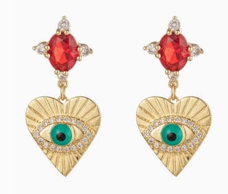 NEW! EYECANDY LA WILLOW EARRINGS