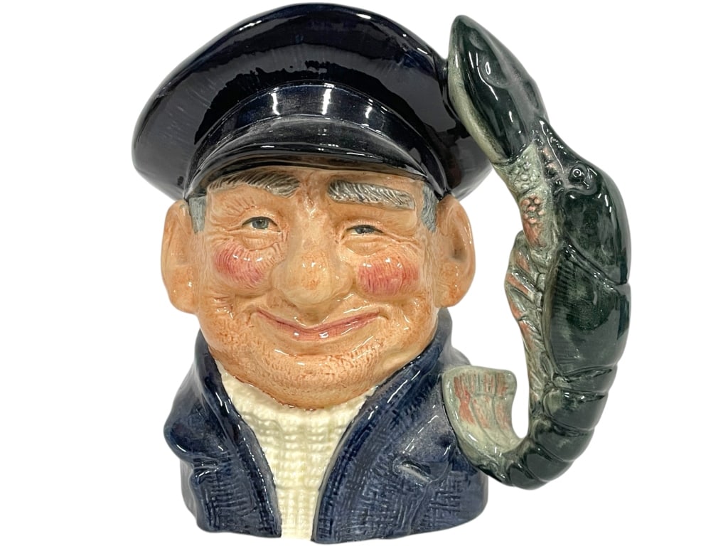 ROYAL DOULTON LOBSTER MAN COLLECTIBLE MUG: ROYAL DOULTON LOBSTER MAN COLLECTIBLE MUG -VERY GOOD PRE OWNED CONDITION -APPROX 7.5" X 7" -JA 122624 #17 ***Please note that due to limited storage space, all items must be picked up within 14 days o