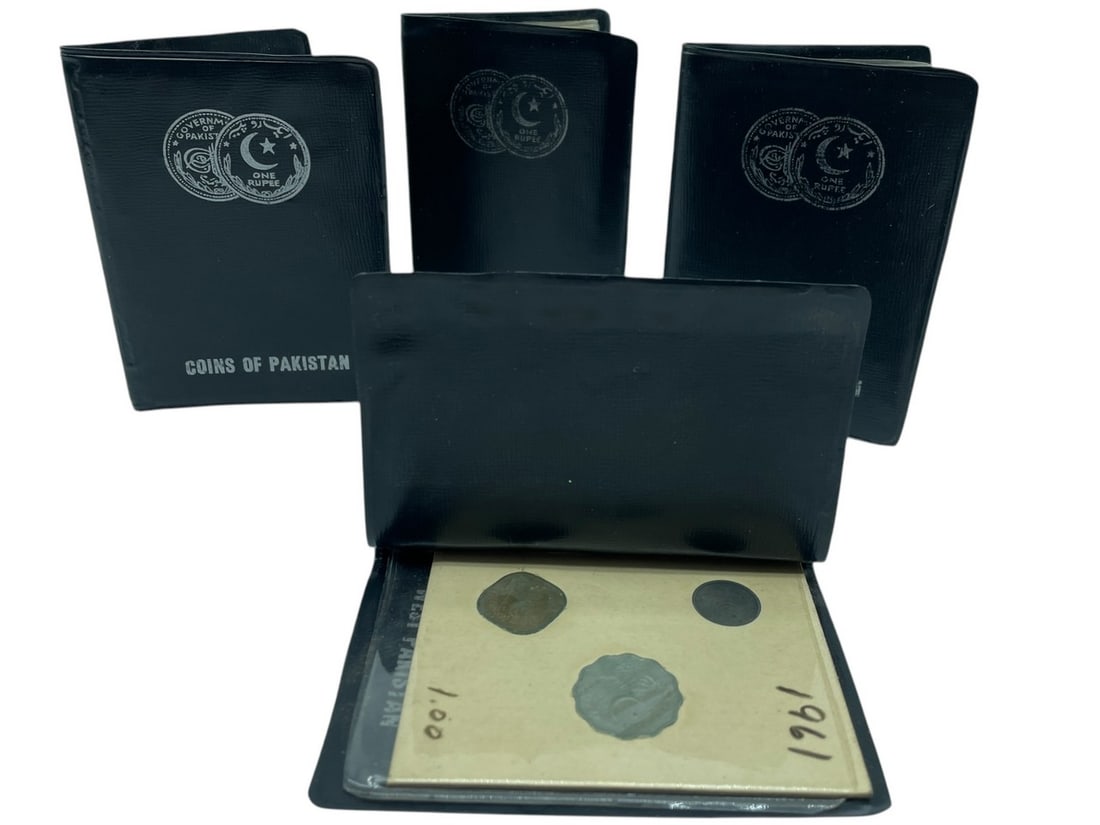 1953-1961 COINS OF PAKISTAN: 1953-1961 COINS OF PAKISTAN | COLLECTIBLE COINS COIN | COLLECTOR PAKISTAN MINT -IN BLACK FOLDER PROTECTIVE FOLDER -DP1325 ***Please note that due to limited storage space, all items must be picked up 
