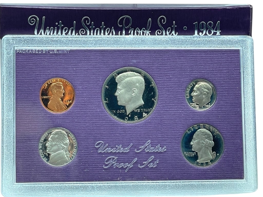 1984 U.S. PROOF SET COLLECTIBLE COINS (1 of 2)