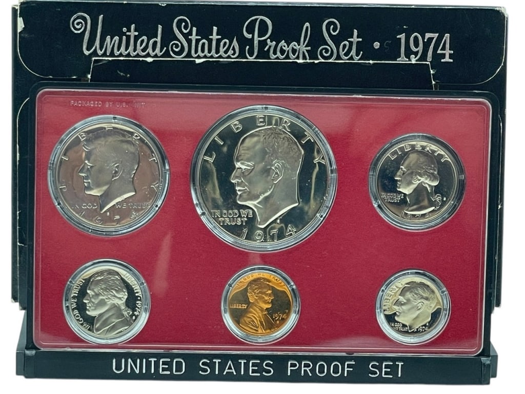 1974 U.S. PROOF SET COLLECTIBLE COINS (1 of 2)
