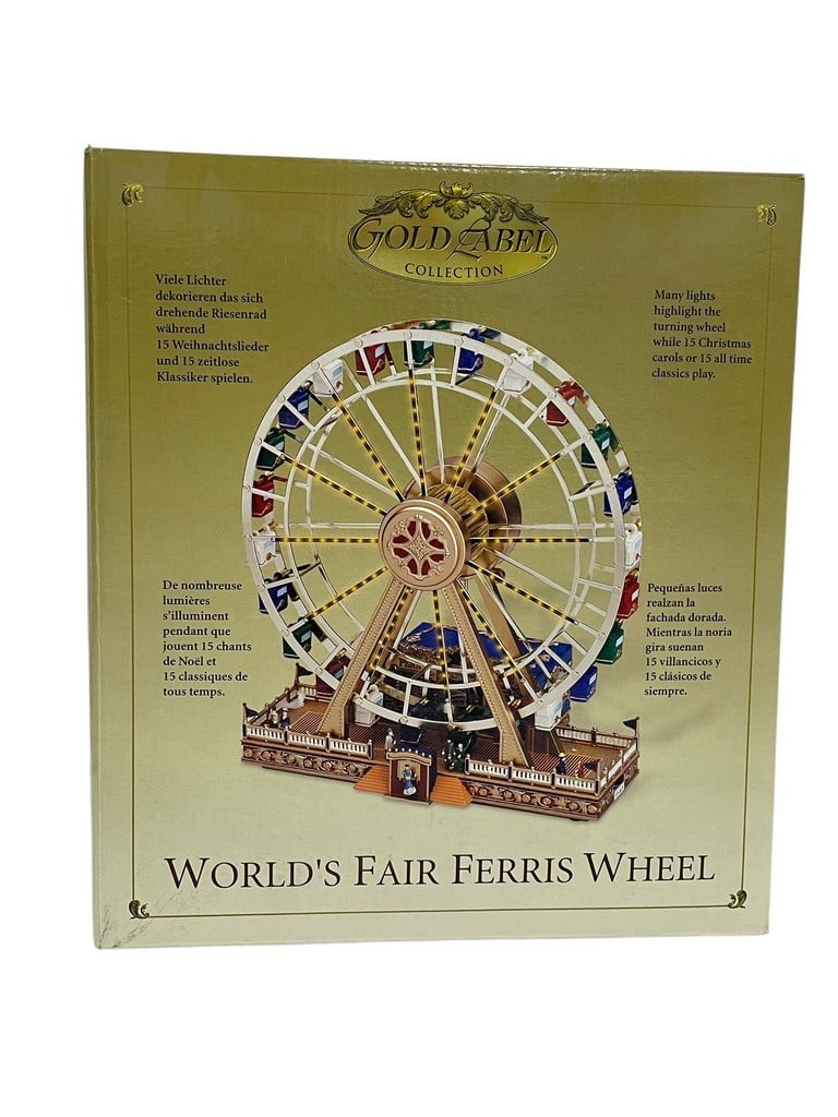 VTG GOLD LABEL WORLD'S FAIR FERRIS WHEEL  W/ BOX (1 of 5)