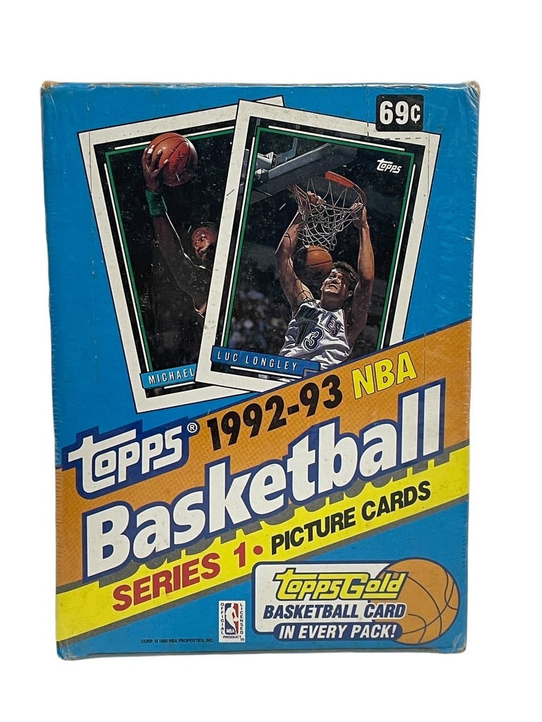 TOPPS 92-93 NBA BASKETBALL SERIES 1 SEALED BOX SET (1 of 3)