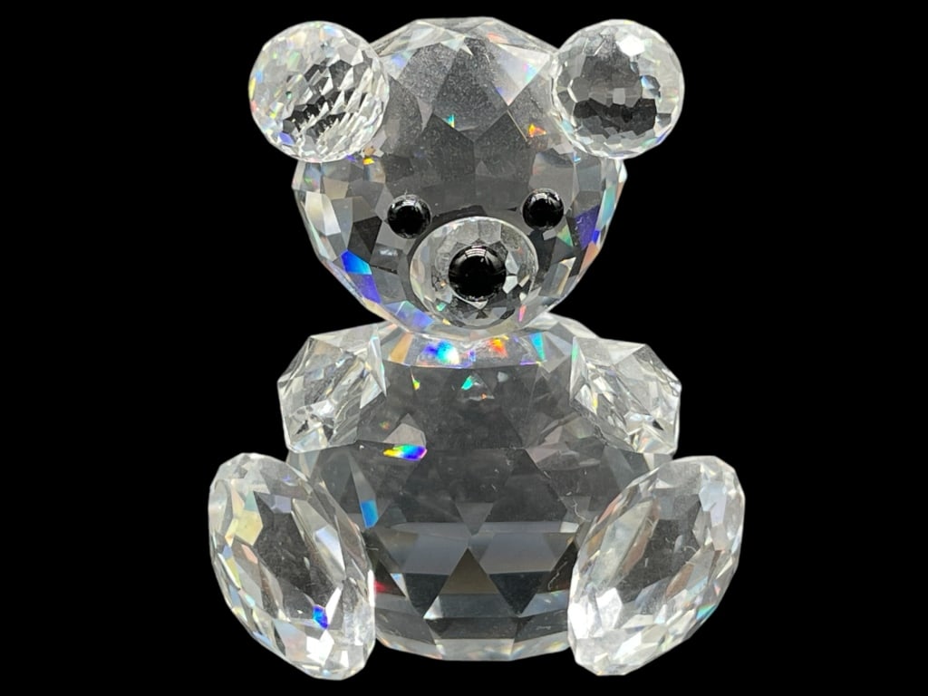 SWAROVSKI CRYSTAL TEDDY BEAR FIGURINE 1.75" (1 of 6)