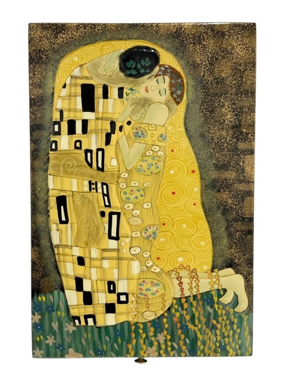 GUSTAV KLIMT IMPRESSIONIST STYLE KEEPSAKE BOX 12" (1 of 6)