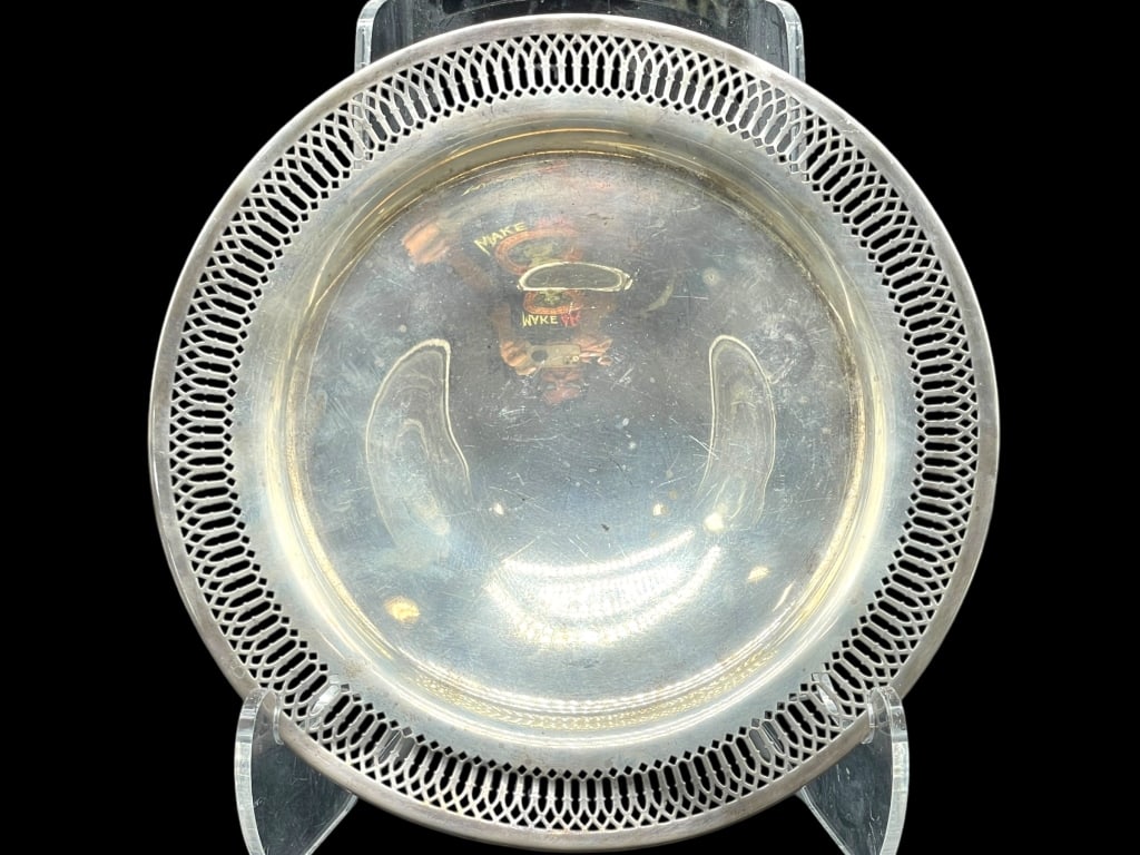 STERLING SILVER FOOTED DISH 282G (1 of 9)