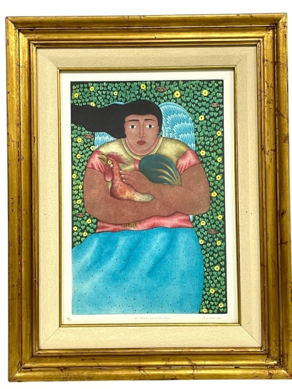 F. OLIVERA AL PRIMER CONTO DEL GALLO SIGNED PRINT (1 of 6)