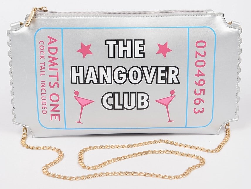 NEW! HELLOW 3AM THE HANGOVER CLUB CLUTCH (1 of 2)