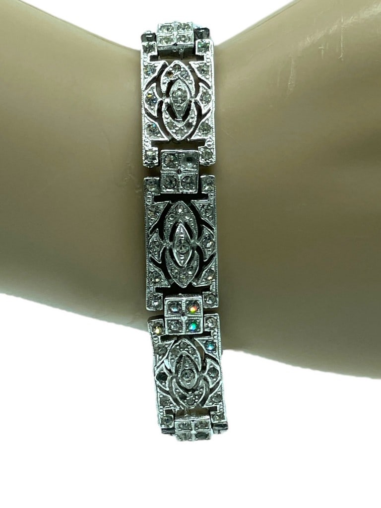 DECO STYLE SILVER BRACELET (1 of 7)